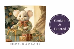 Christmas Tumbler Design, Christmas Mouse Tumbler Product Image 3