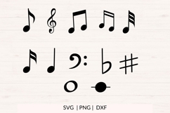 Music SVG Bundle - svg, png, dxf Product Image 3
