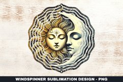 Moon Faces Wind Spinner Sublimation Design Product Image 1