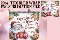 Cozy Moments 20oz tumbler wrap, Funny Santa Product Image 1