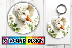 Sweet Keychain Designs for Gifts PNG, Goose Product Image 1