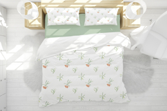 Sea Buckthorn Watercolor Seamless Patterns Print Berries Product Image 3