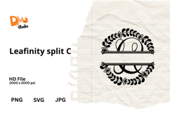 Leafinity Split Monogram Product Image 1