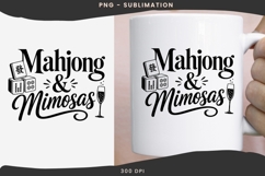 Mahjong quote png design for T-shirts Product Image 3
