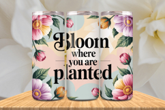 Positive Affirmations 20oz Tumbler wrap Inspirational Quotes Product Image 1