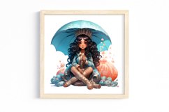 Glitter Mushroom Fairy Sublimation Clipart Product Image 3