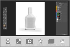 Sauce Bottle Mockup - Front View Product Image 3