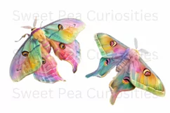 Moths, Junk Journal, PNG, Clipart, Ephemera, Butterflies Product Image 3