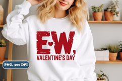 Anti Valentine PNG, Funny Valentine PNG, Sublimation design Product Image 3