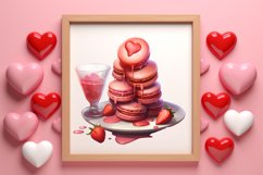 Valentines Day Dessert Clipart, Valentines Day PNG Product Image 3