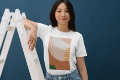 Modern Abstract Wave Lines Embroidery Design Product Image 3