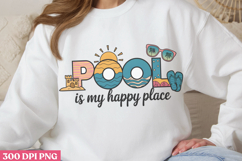 Pool is my happy PNG, Hello Summer Sublimation PNG Product Image 3