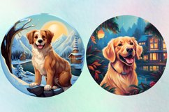 3D Christmas Dog Ornaments Engraved Bundle, Dog Christmas Product Image 4