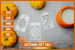 12 Autumn Gift Tag SVG,Autumn Tag SVG Product Image 4