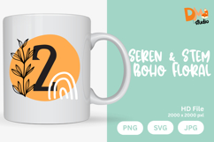 Seren &amp; Stem Boho Floral Monogram Product Image 1