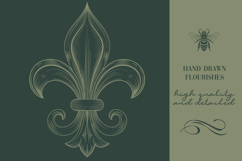 Calligraphic set of vintage flourishes Product Image 5