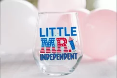 Little Mr. independent 4th of July Sublimation Design Product Image 3