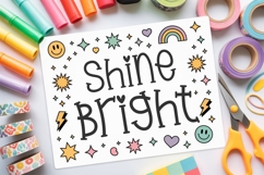 Quirky Pop Cute Playful Handwritten Font Product Image 3