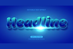 Deep Sea New Normal editable text effect vector template Product Image 2