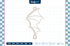 Demon Wings Earrings Laser Cut Product Image 3