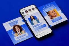 Dental Care Instagram Carousel &amp; Canva Template Product Image 3
