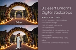 8 Desert Dreams Digital Backdrops Product Image 3