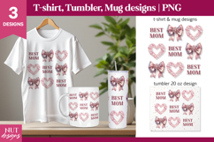 Mothers day t shirt, Bow grid, Best Mom Mothers Day quote Product Image 1