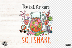 Funny Summer Drinks Png Sublimation Product Image 1