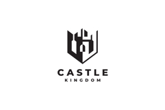 Castle Crown Shield Logo Design Vector Template Product Image 3