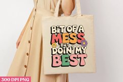 Bit of a mess, PNG, Retro Positive Sublimation PNG Product Image 3