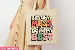 Bit of a mess, PNG, Retro Positive Sublimation PNG Product Image 3