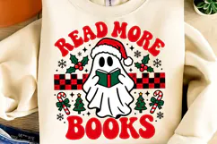 Read More Books PNG, Funny Christmas PNG, Christmas PNG Product Image 3