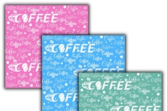 coffee digital papers, Coffee pattern, Coffee background Product Image 2