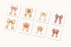 Aristocratic Bows Luxury Vintage Watercolor Bow Collection Product Image 3