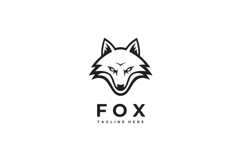 Fox Head Logo Design Vector Illustration Product Image 3
