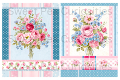 Shabby Chic, Roses, Papers, Junk Journal Product Image 3