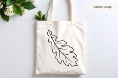 Hand Drawn Fall Leaf SVG Product Image 3