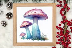 Pink Christmas Fairy Clipart Sublimation, Fairy Christmas Product Image 3