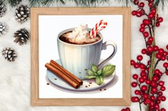 Christmas Coffee Hot Cocoa Sublimation Clipart Product Image 3