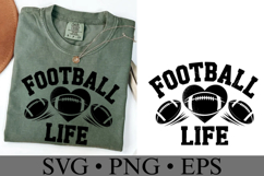 Football Life Svg | Game Day Svg | Sport Svg | Shirt Svg Product Image 3