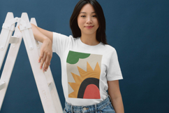 Modern Sunrise Abstract Embroidery Design Product Image 3