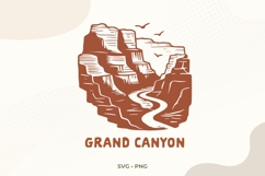 Grand Canyon National Park SVG | Canyon Illustration Product Image 1