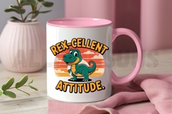 Cartoon Tyrannosaurus Rex With Excellent Attitude Product Image 3