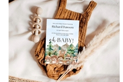 Baby Shower Invitation Template 174 Product Image 3