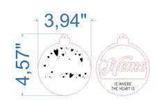Home Christmas Tree Toy SVG laser cut file for Glowforge Product Image 4