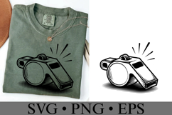 Whistle Svg | Game Day Svg | Sport Svg | Shirt Svg Product Image 1