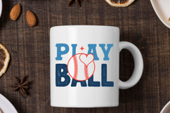 Play Ball Baseball SVG | Retro Baseball T-Shirt Product Image 3