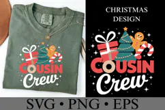 Cousin Crew Svg | Christmas svg | Shirt Svg Product Image 1