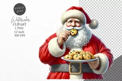 Christmas clipart, Santa clipart, Winter clipart Product Image 1