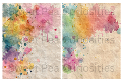 Mixed Media, Paint Splatters, Papers, Junk Journal Product Image 3